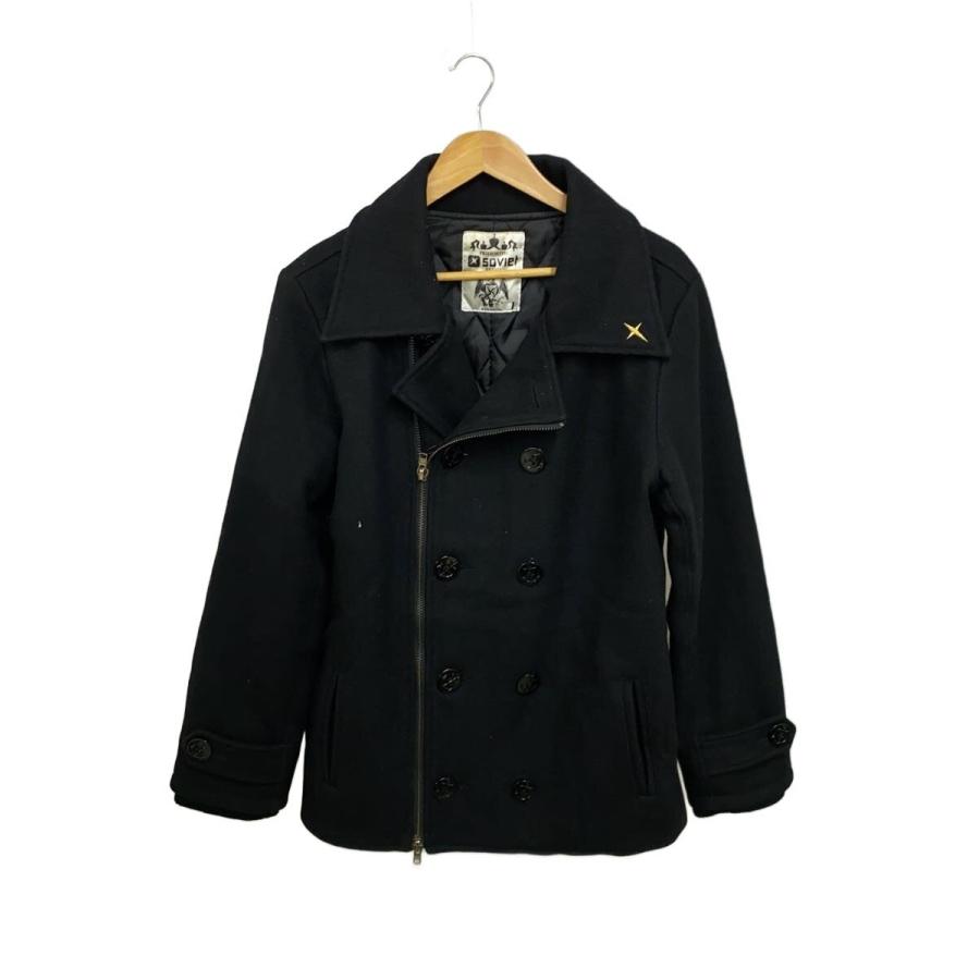 dude9 studhomme 2011年秋冬 ミリタリーナポレオンジャケット 00s〜90s/soviet/ナポレオンジャケット/ピーコート/L/ウール/BLK