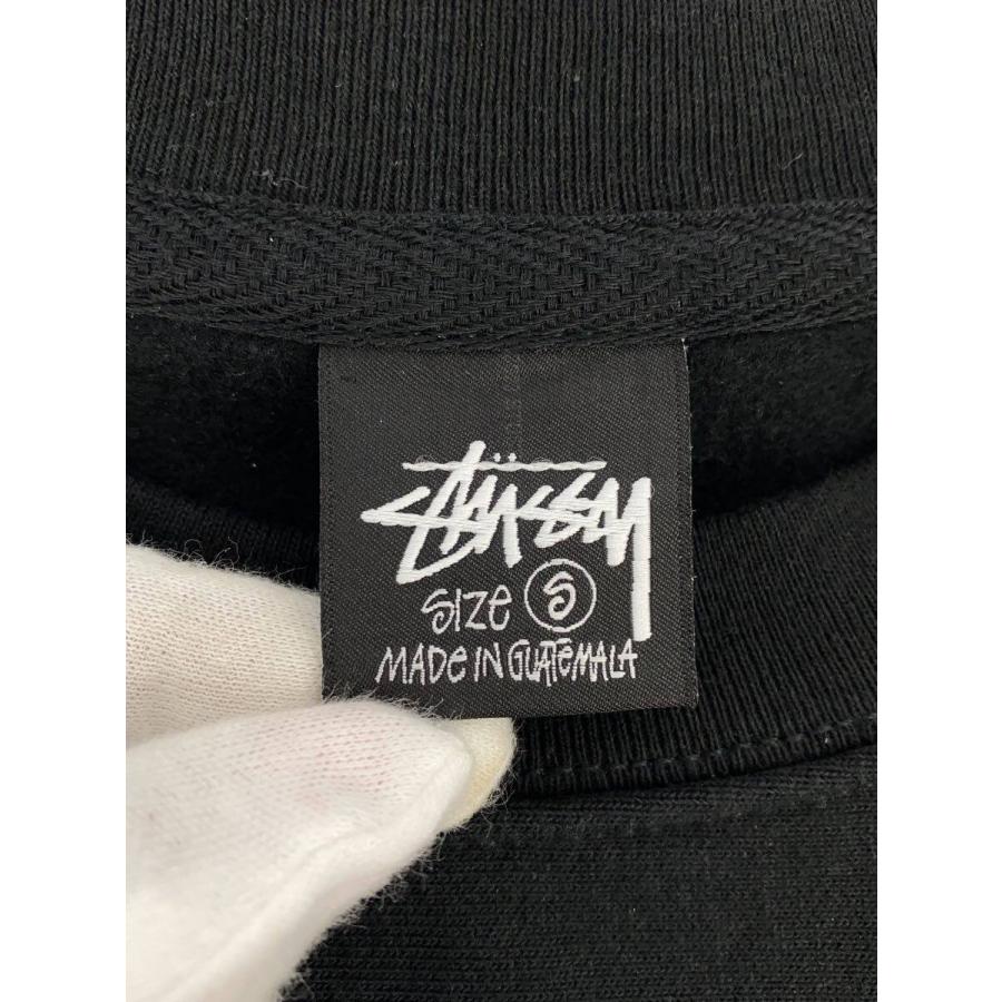 STUSSY◇Superior Quality Crew/スウェット/S/コットン/BLK/1915058