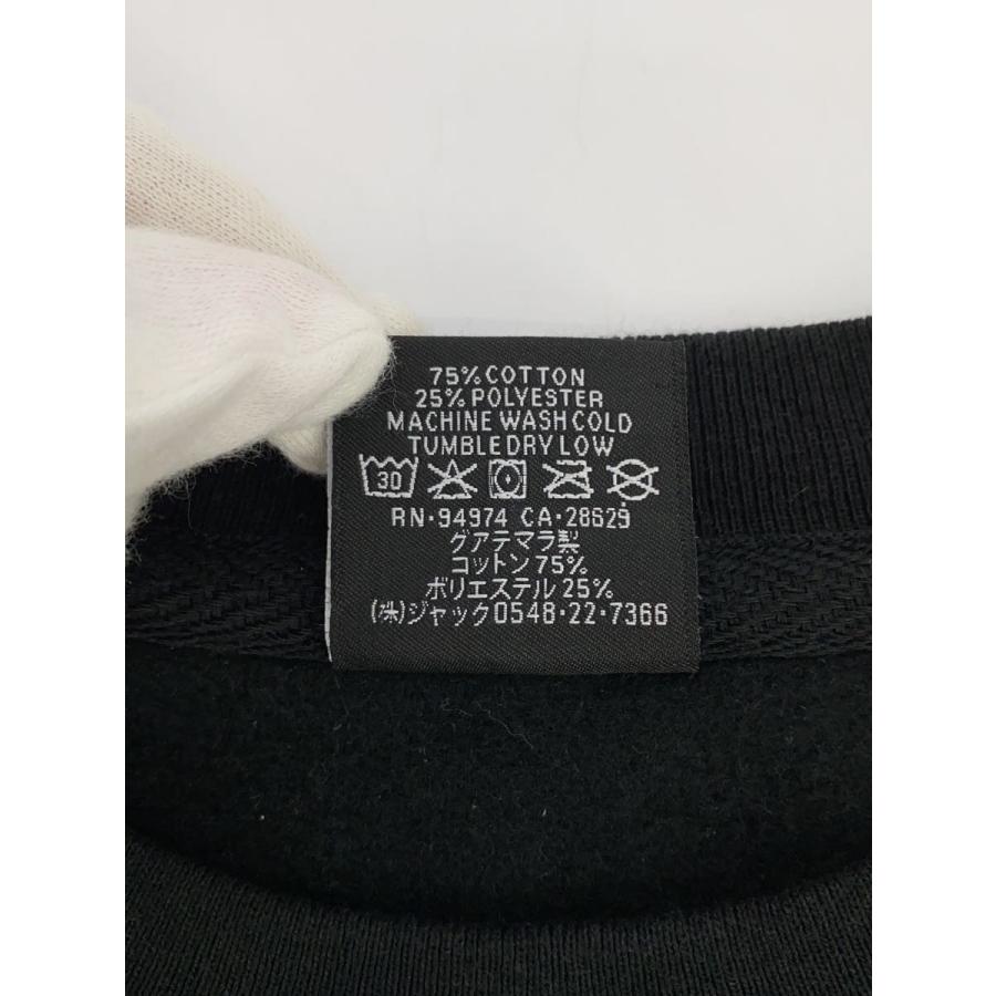 STUSSY◇Superior Quality Crew/スウェット/S/コットン/BLK/1915058