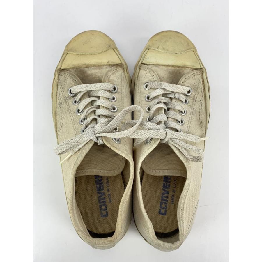 CONVERSE◇90s/ジャックパーセル/USA製/ローカットスニーカー/US5/WHT