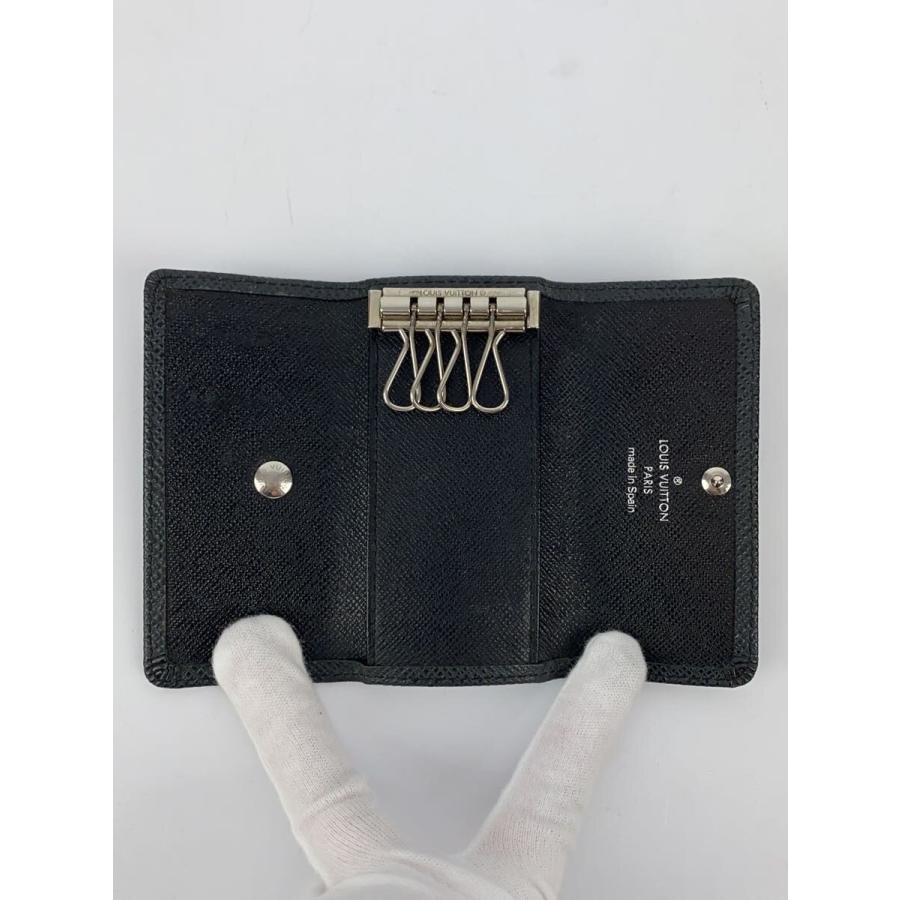 【未使用級】ルイヴィトン ミュルティクレ 4 タイガ コンパクト レザー LOUIS VUITTON◇ミュルティクレ4_タイガ/レザー/BLK/メンズ