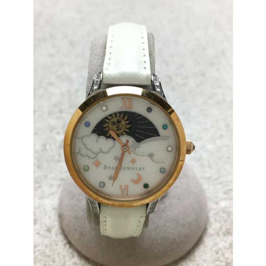 限定】 STAR JEWELRY ムーンフェイズ 腕時計 ラウンド 限定】 STAR JEWELRY ムーンフェイズ 腕時計 ラウンド