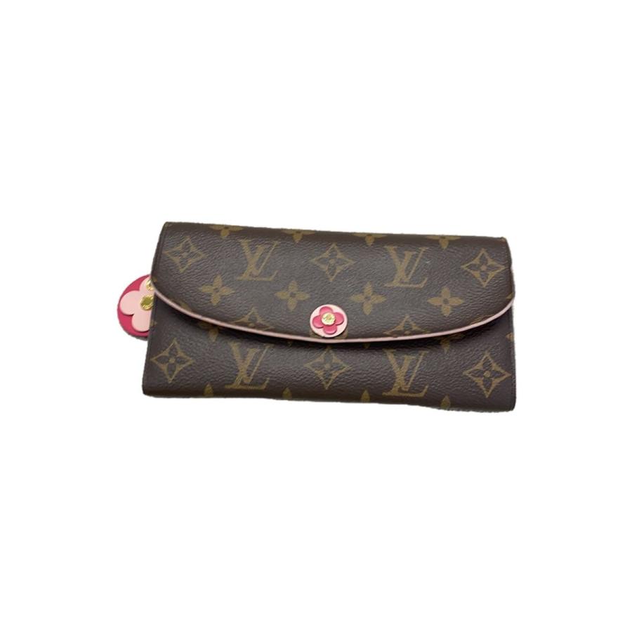 ✨極上美品✨ルイヴィトン❣️モノグラム　ポルトフォイユエミリー　フラワーチャーム LOUIS VUITTON◇ポルト・フォイユ・エミリー_モノグラム