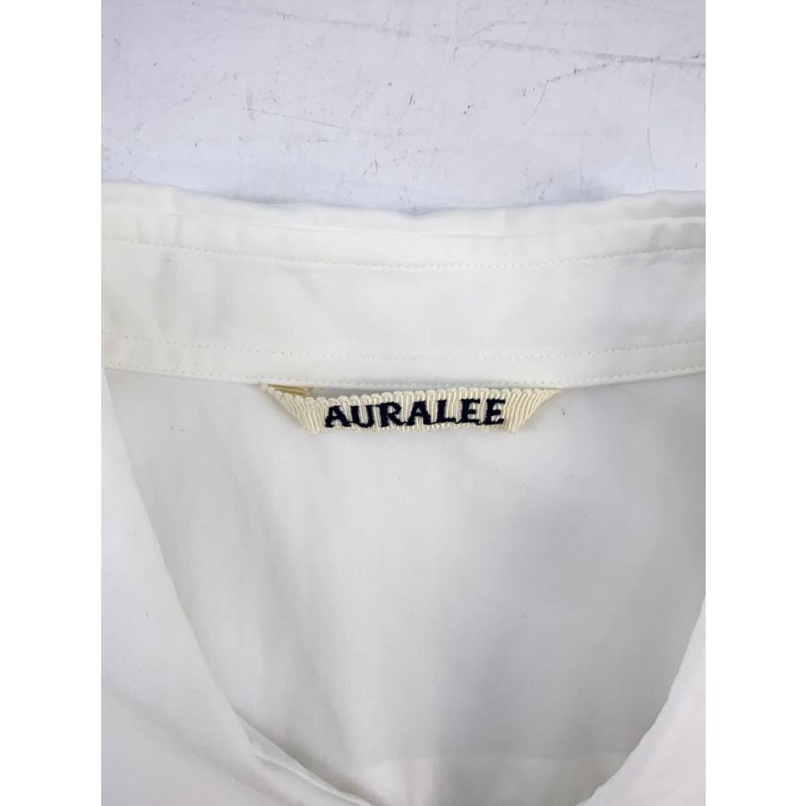 AURALEE◆長袖ブラウス/1/コットン/WHT/無地/A25SS04TNの画像