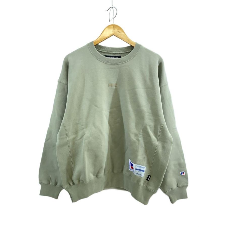 NEIGHBORHOOD◇スウェット/M/コットン/KHK/221xrrun-csm01 : セカンド