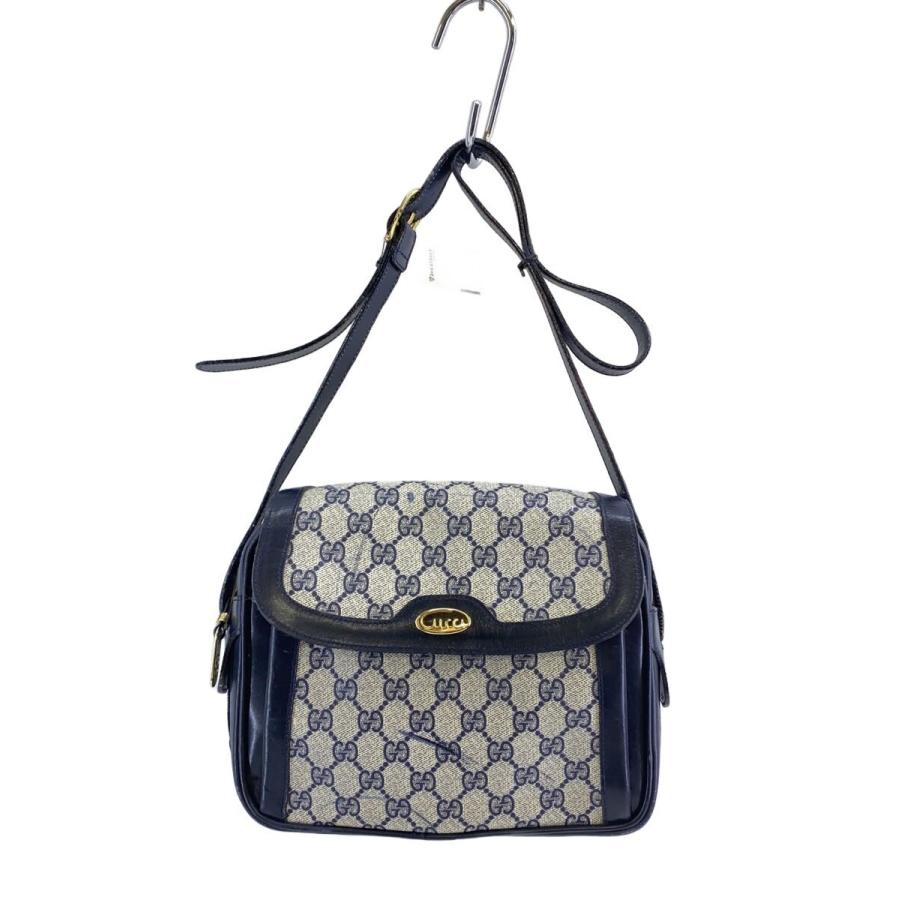 GUCCI / ショルダーバッグ/キャンバス/NVY/総柄/664143 GUCCI◇ショルダーバッグ/--/NVY/総柄 : セカンドストリートYahoo!店