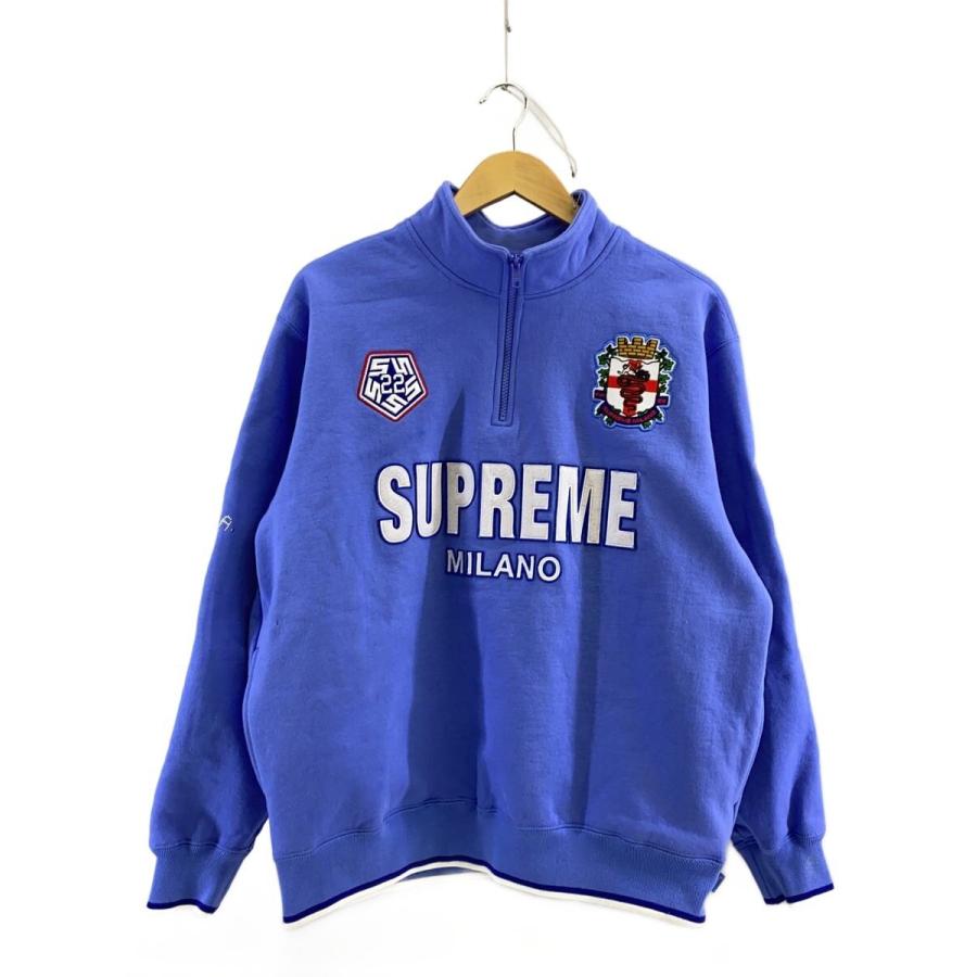 Supreme◇22AW/Milano Half Zip Pullover/汚れ有 スウェット/M