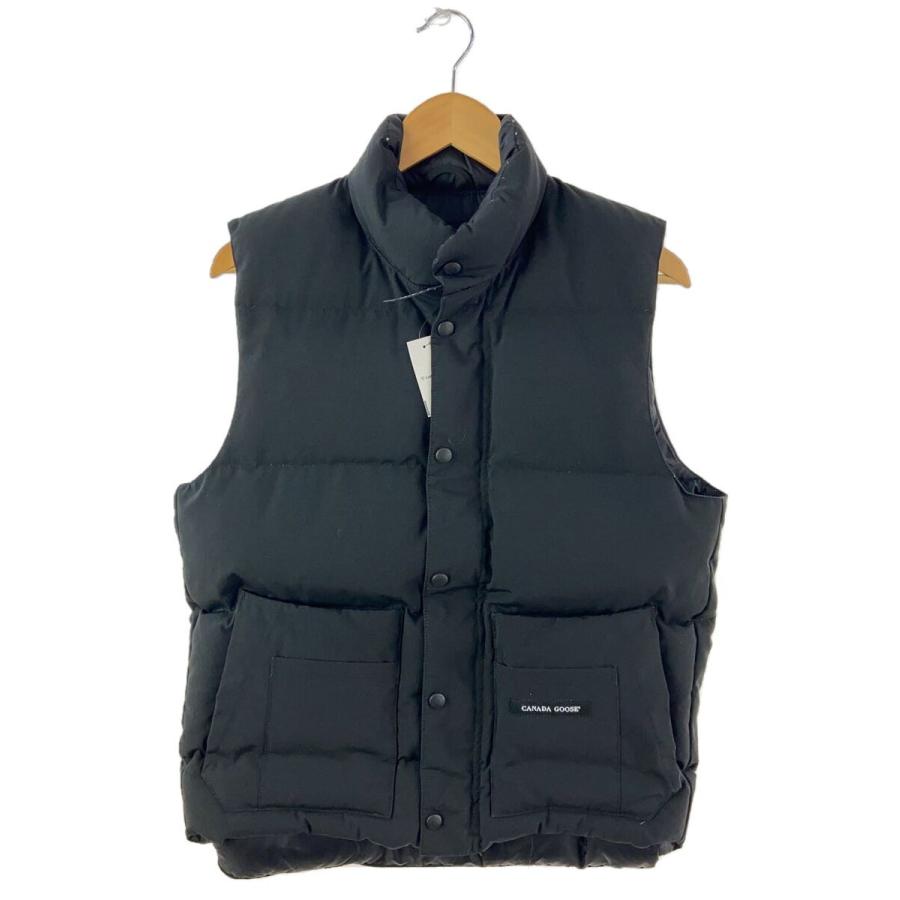 CANADA GOOSE◇WINDSOR VEST/ダウンベスト/S/ポリエステル/BLK/4131JM