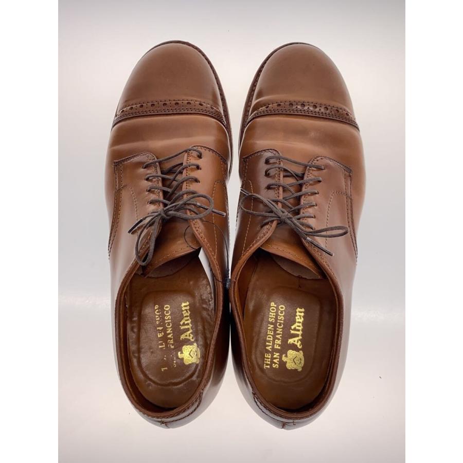 Alden◆WHISKEY/ウイスキーコードバン/パンチドキャップトゥ/US8/BRW/レザー/A2506//の画像