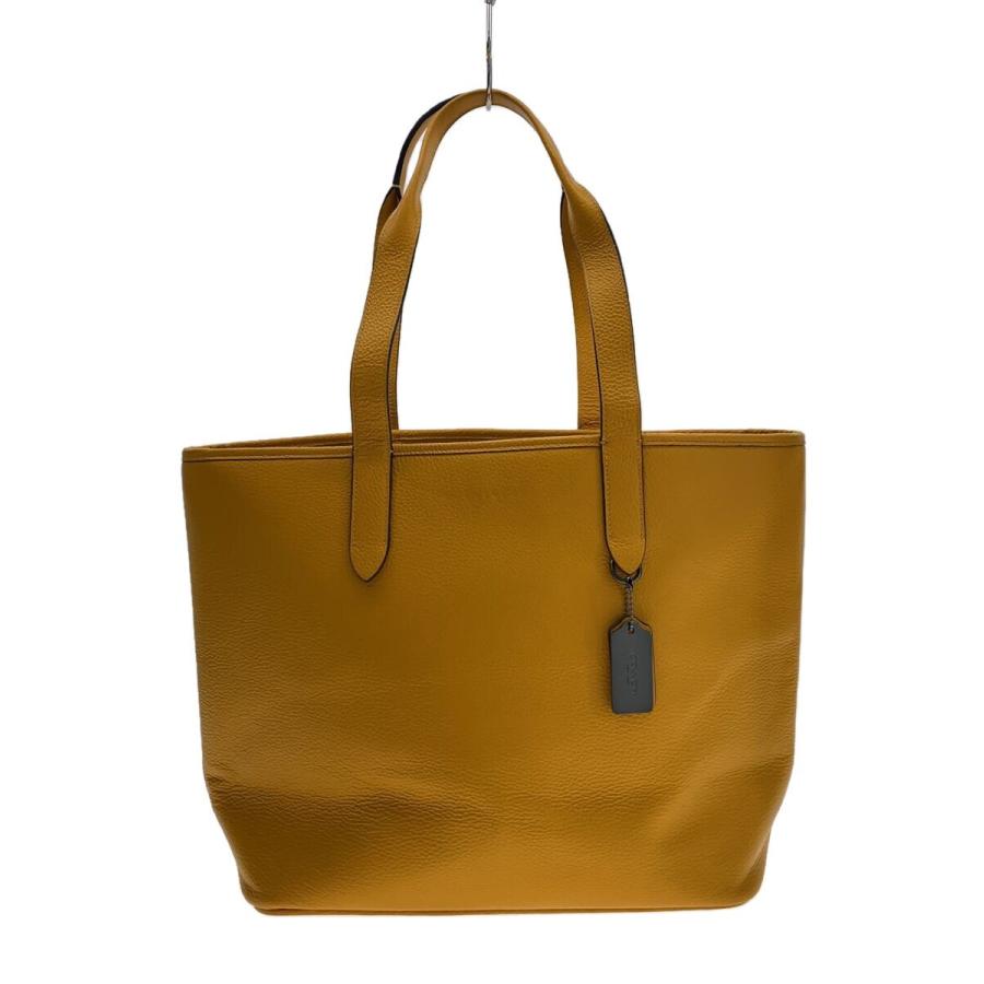 ✨極美品✨ COACH サリバン レザートートバッグ C9876 COACH◇サリバントート/トートバッグ/レザー/YLW/C9876 : セカンド