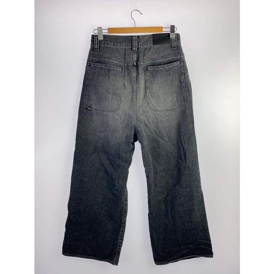 JieDa◇DAMAGE ONE TUCK WIDE STRAIGHT DENIM/2/コットン/BLK/Jie-STD 