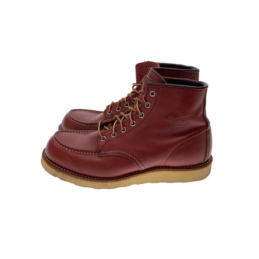 RED WING◇レースアップブーツ・6インチモックトゥ/US8.5/BRW レッド