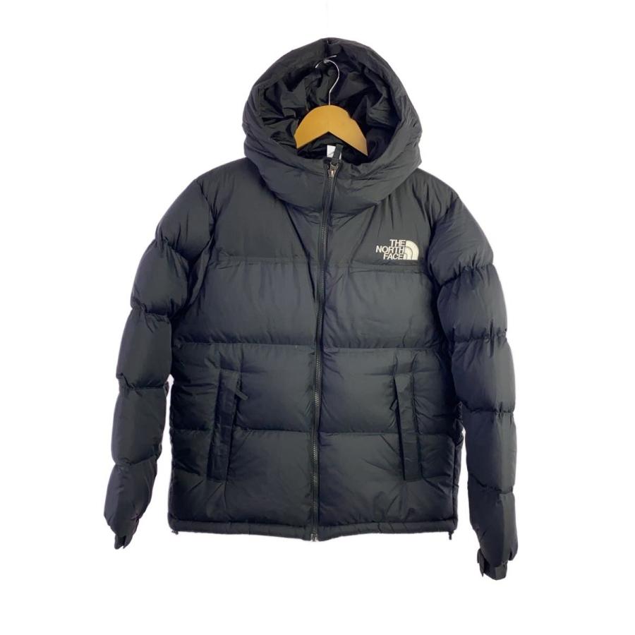 THE NORTH FACE◇NUPTSE HOODIE_ヌプシフーディー/M/ナイロン/BLK 