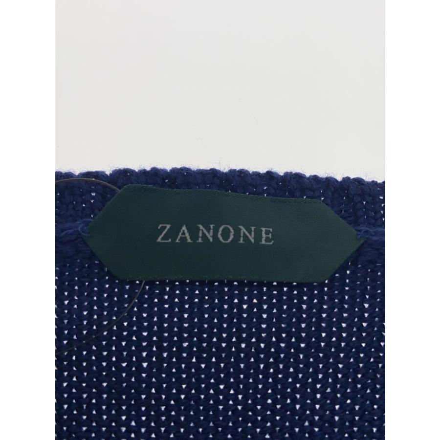 ZANONE◆ニット・セーター(厚手)/イタリア製/48/ウール/NVY/無地/812527ZR229