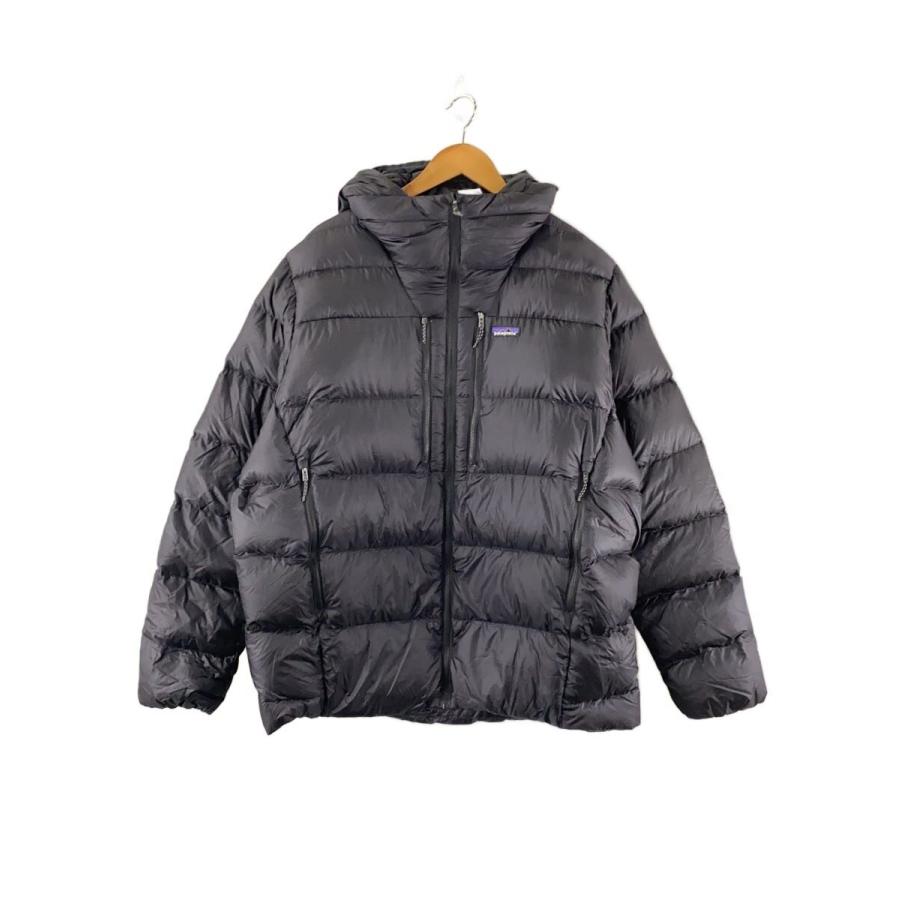 patagonia◇Fitz Roy Down Hoody/XXL/ナイロン/BLK/85500FA25