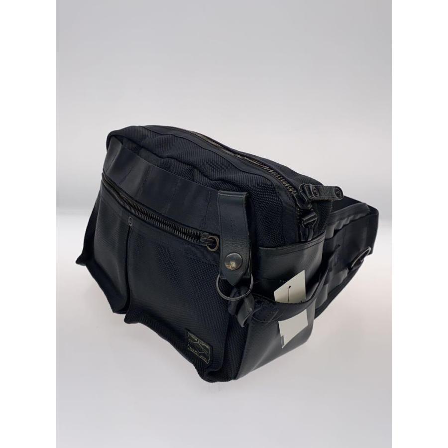 PORTER◇ヒート/ウエストバッグ/--/BLK/ブラック/クロ/無地/703 PORTER◇ヒート/ウエストバッグ/--/BLK/ブラック/クロ/無地/703