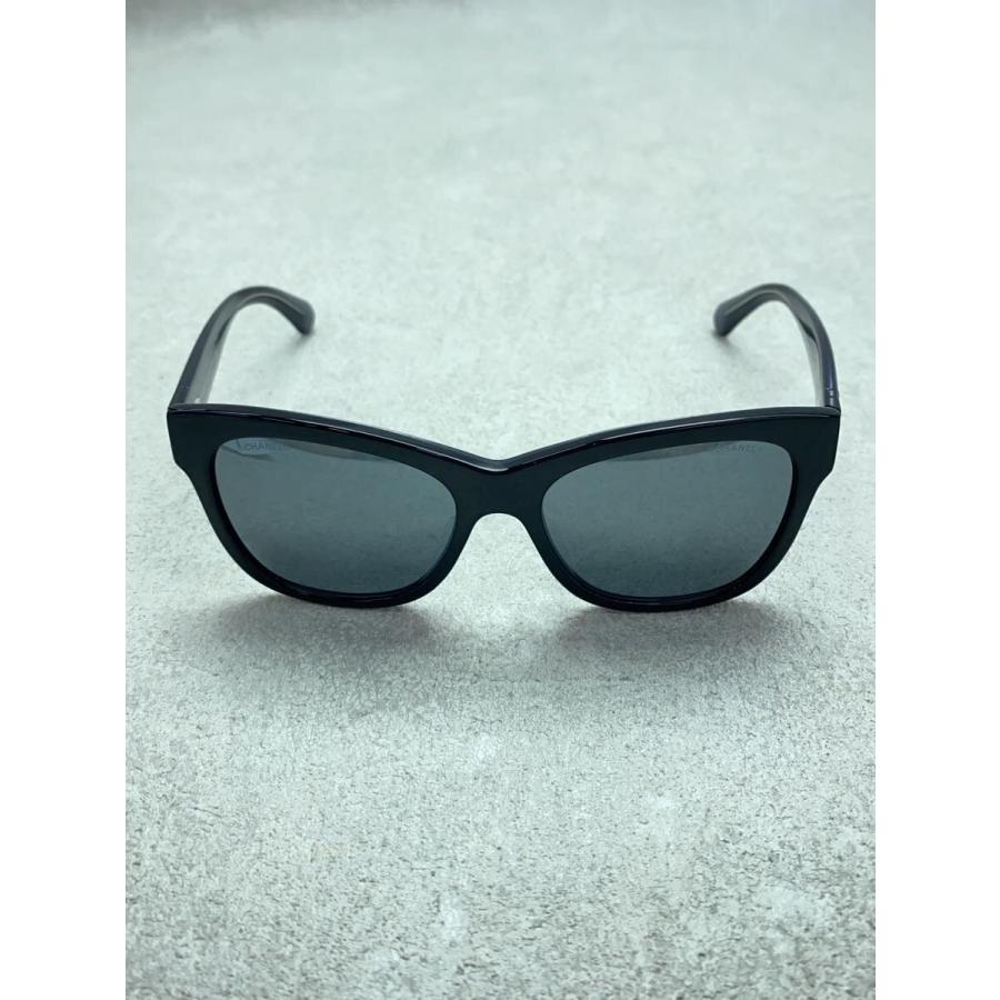 美品　CHANEL シャネル　サングラス　5380-A ブラック 本物良品□シャネル□サングラス/5380-A/ココマーク/シルバー