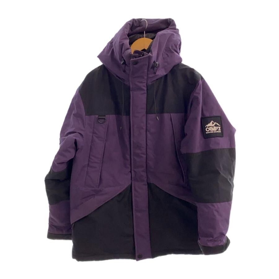 CAMP7◇ダウンジャケット/LL/ポリエステル/PUP/無地/CP4401616101EC