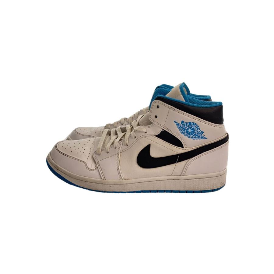 NIKE◇AIR JORDAN 1 MID_エアジョーダン ミッド/29cm/WHT/ホワイト/白 
