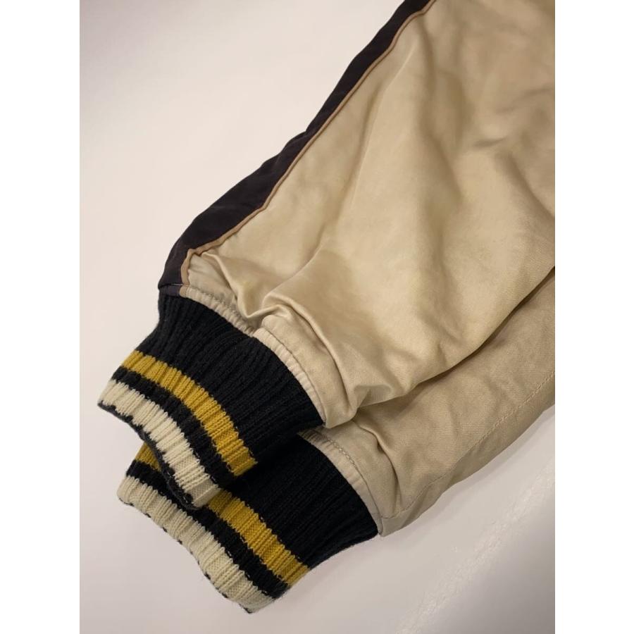 WTAPS◇刺繍スカジャン/レーヨン/BLK/無地/092GWDT-JKM01S