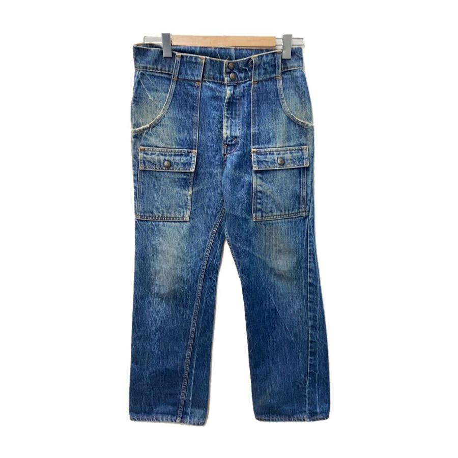 Levi's◇70-80s/ブッシュパンツ/オレンジタブ/BigE/--/コットン/BLU