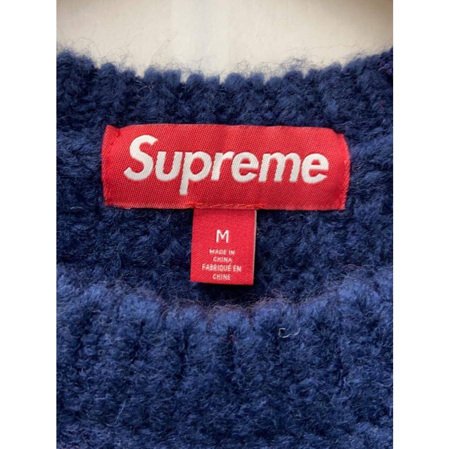 Supreme◇25FW/Small Box Waffle Sweater/M/アクリル/NVY// : セカンド