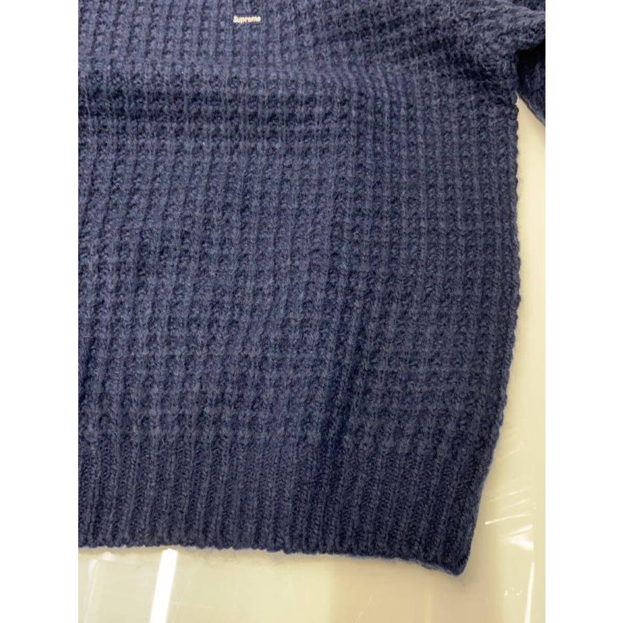 Supreme◇25FW/Small Box Waffle Sweater/M/アクリル/NVY// : セカンド