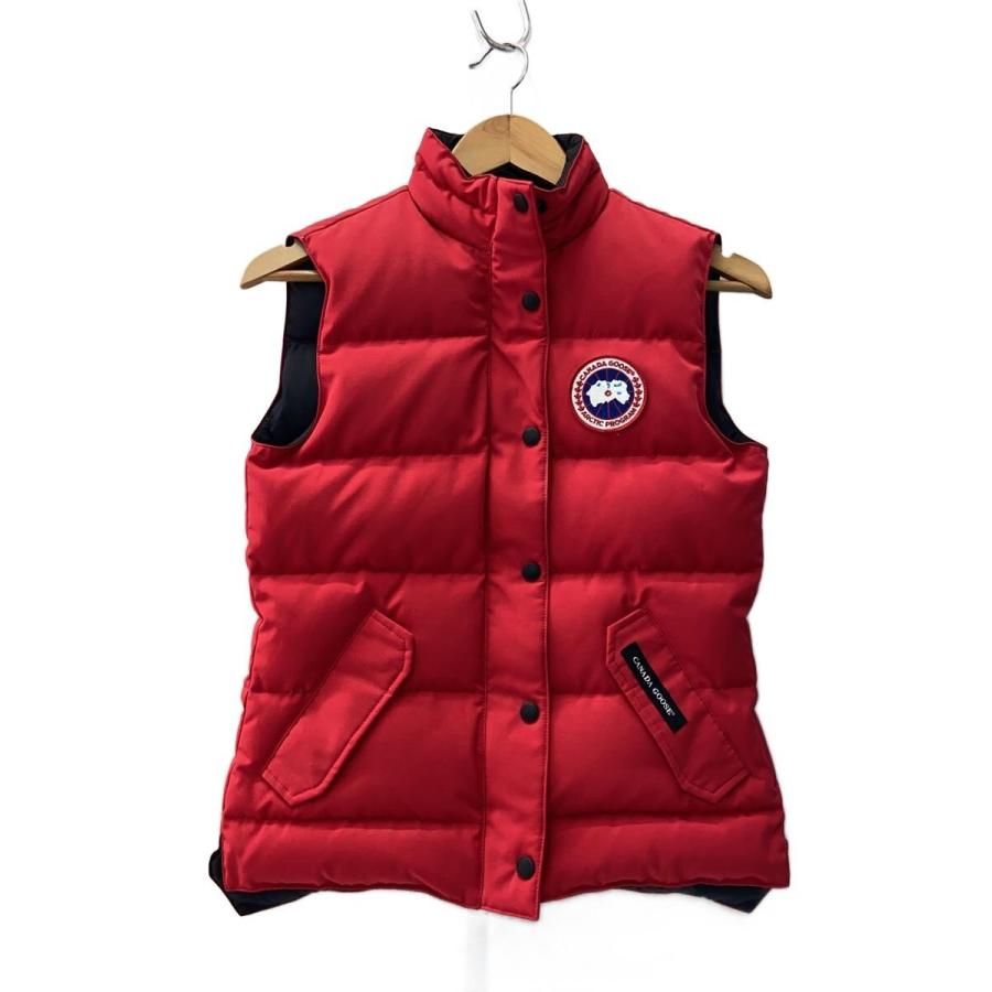 (カナダグース) ダウンベスト レッド サイズXS CANADA GOOSE◇ダウンベスト/XS/ナイロン/RED/2832L : セカンド