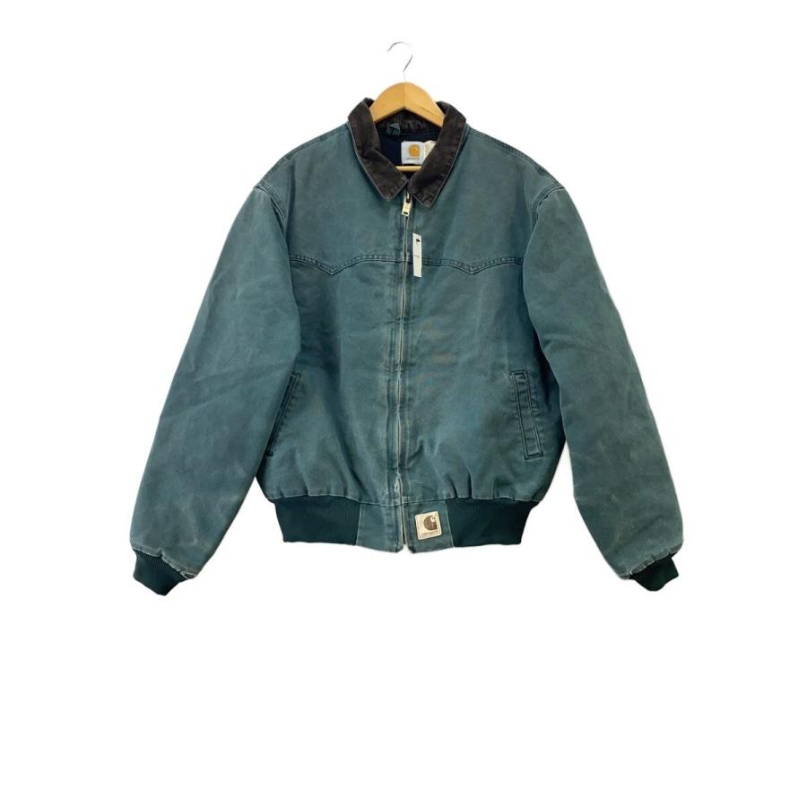 Carhartt◇サンタフェ/ジャケット/XL/コットン/GRN/無地 : セカンド 