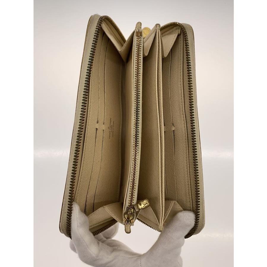 LOUIS VUITTON◇ジッピー・ウォレット_ダミエ・アズール/PVC/WHT