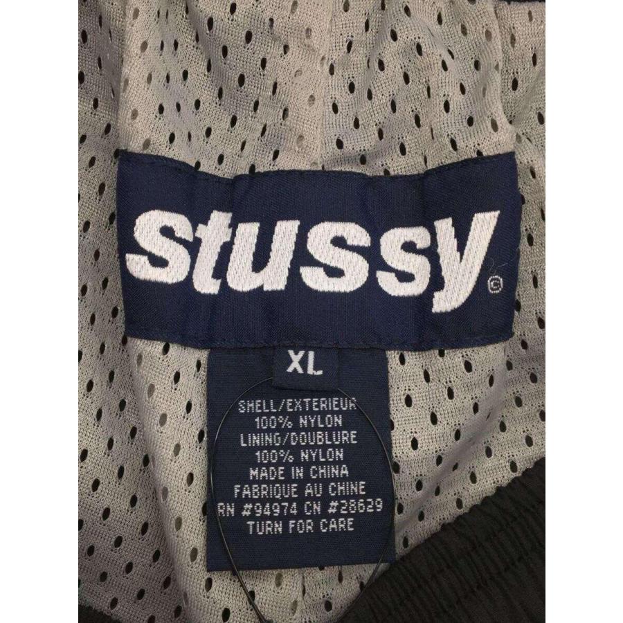 STUSSY◇90-00s/OLD stussy/サイドライン ナイロンパンツ/XL/ナイロン