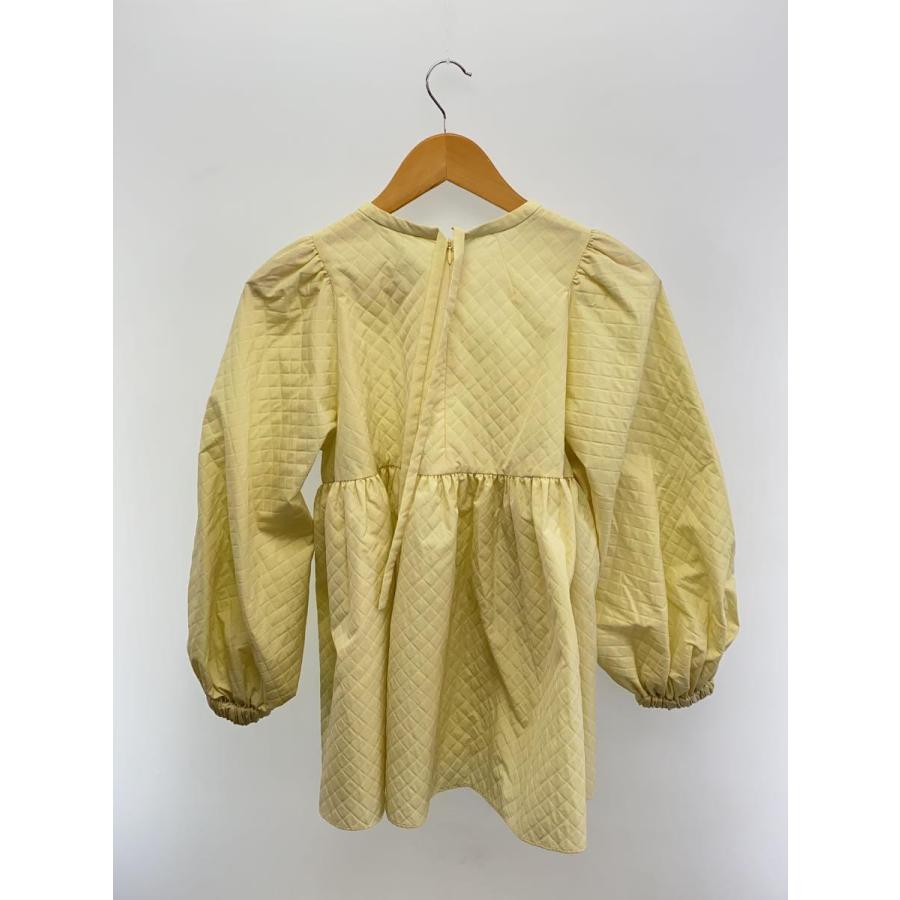 yori ヨリ  キルト柄パフスリーブブラウス YR2221-159AW＊ yori ヨリ キルト柄パフスリーブ ブラウス イエロー F YR2221
