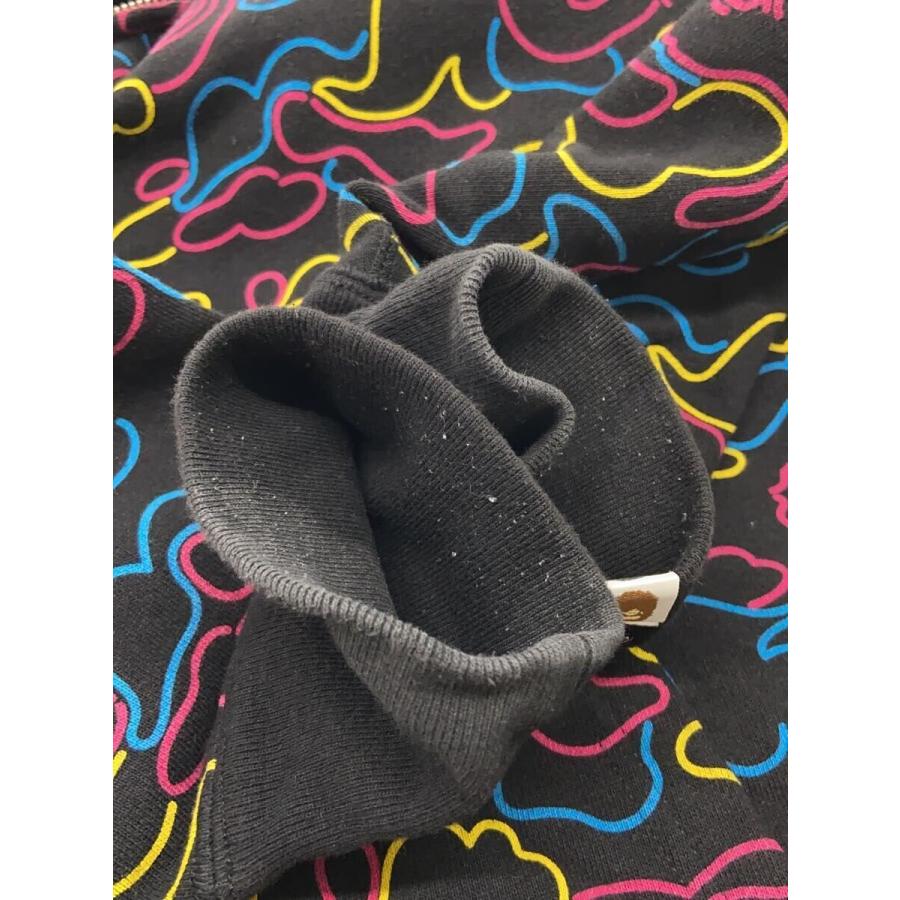 A BATHING APE◇ジップパーカー/M/コットン/マルチカラー/総柄