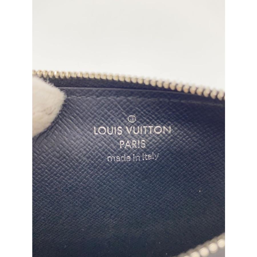 LOUIS VUITTON◇コインカード・ホルダー_ダミエ・グラフィット/PVC/BLK