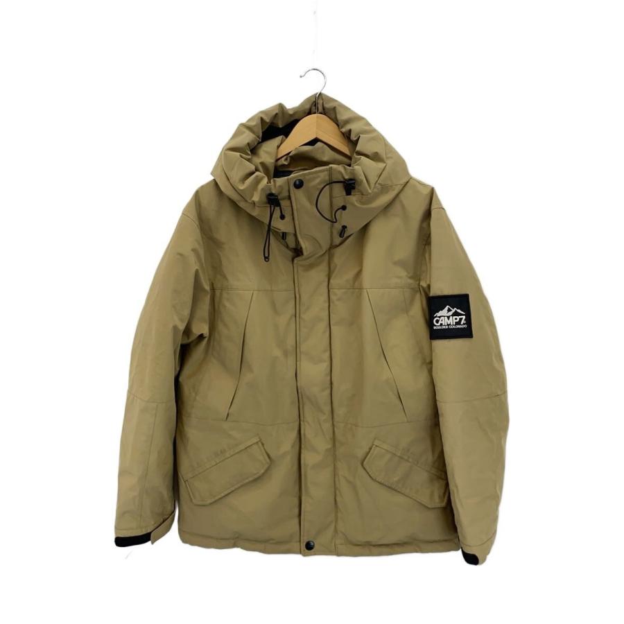 CAMP7◇ダウンジャケット/XL/ポリエステル/BEG/無地/CP4301616101