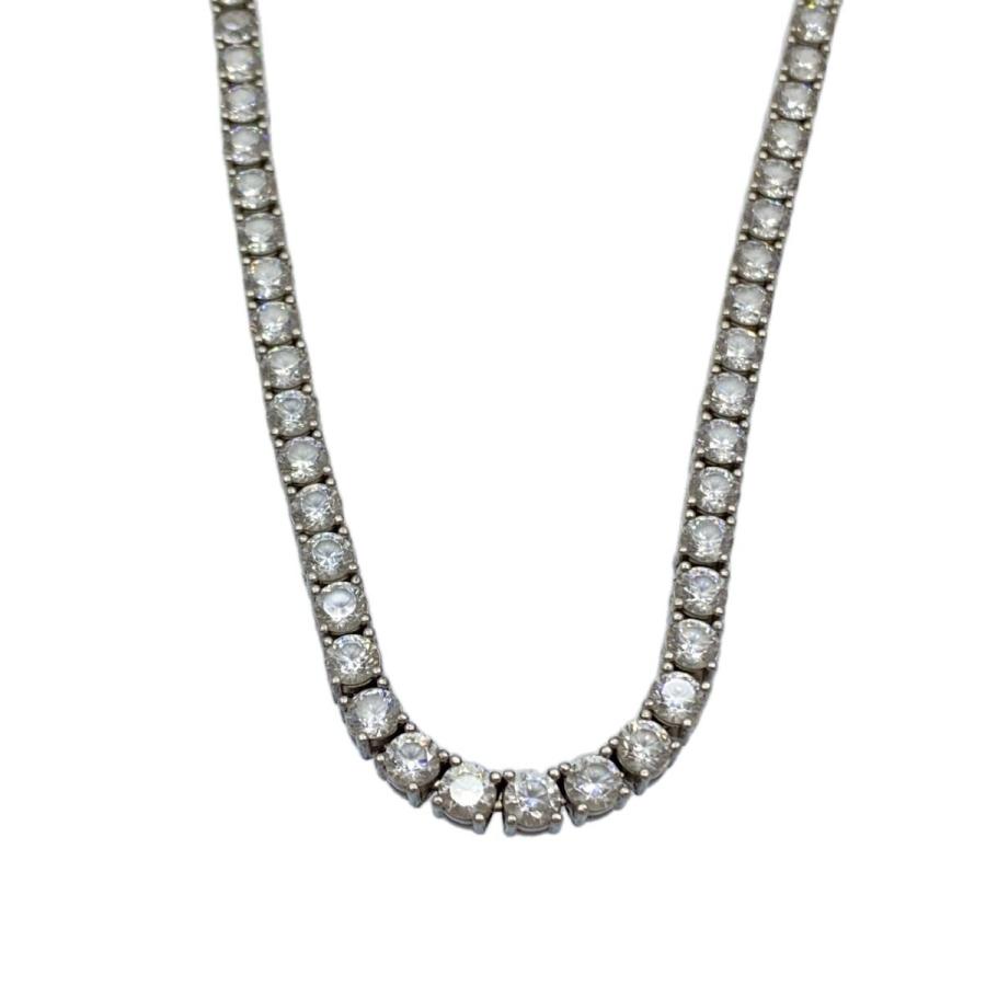 AVALANCHE GOLD&JEWELRY◇シルバーテニスネックレス/4mm×50cm/SV925