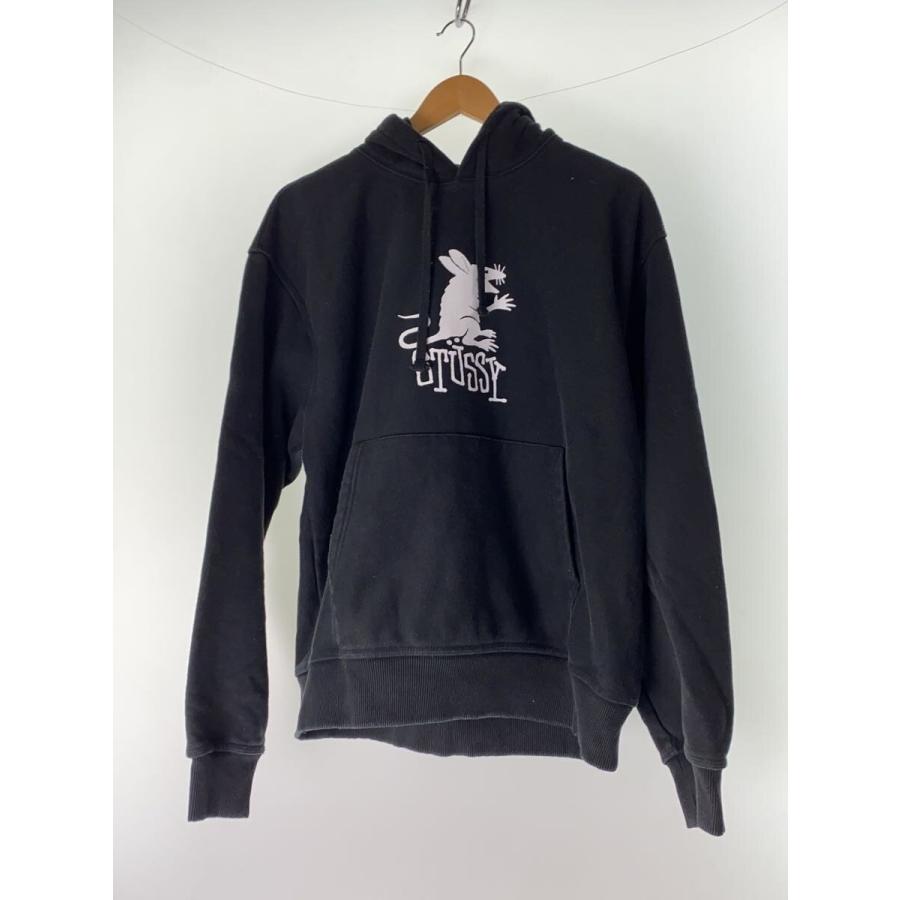 STUSSY◇パーカー/M/コットン/BLK// : セカンドストリートYahoo!店