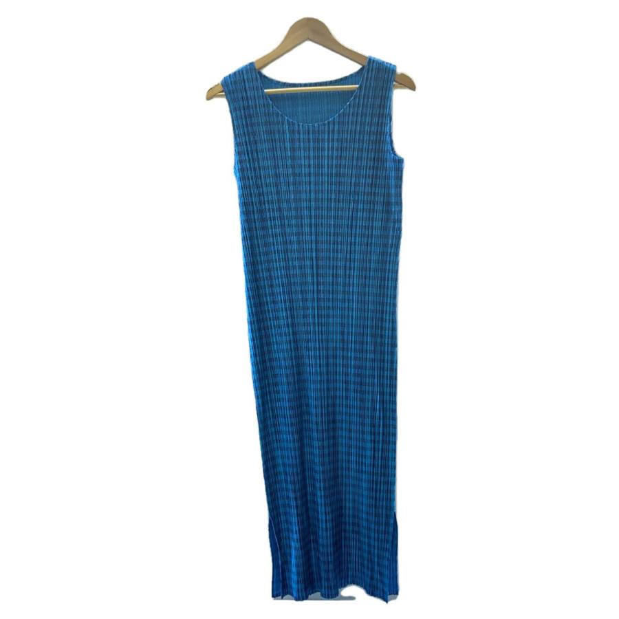 PLEATS PLEASE ISSEY MIYAKE◇ノースリーブワンピース/--/ポリエステル