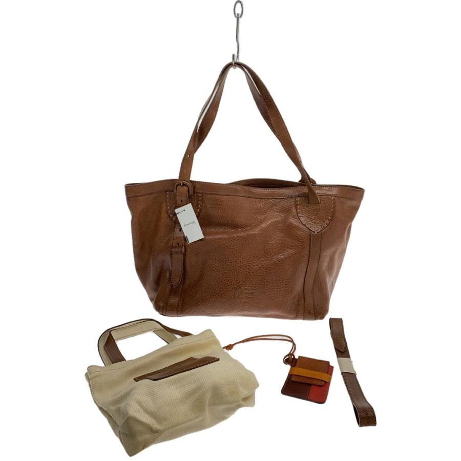 GENTEN◇ハンドバッグ/牛革/BRW/無地/101610// GENTEN(ゲンテン