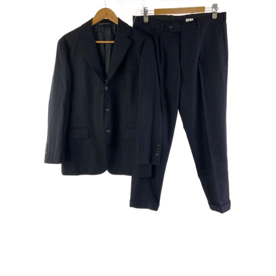 BROOKS BROTHERS◇セットアップ/--/ウール/NVY/ストライプ : セカンド