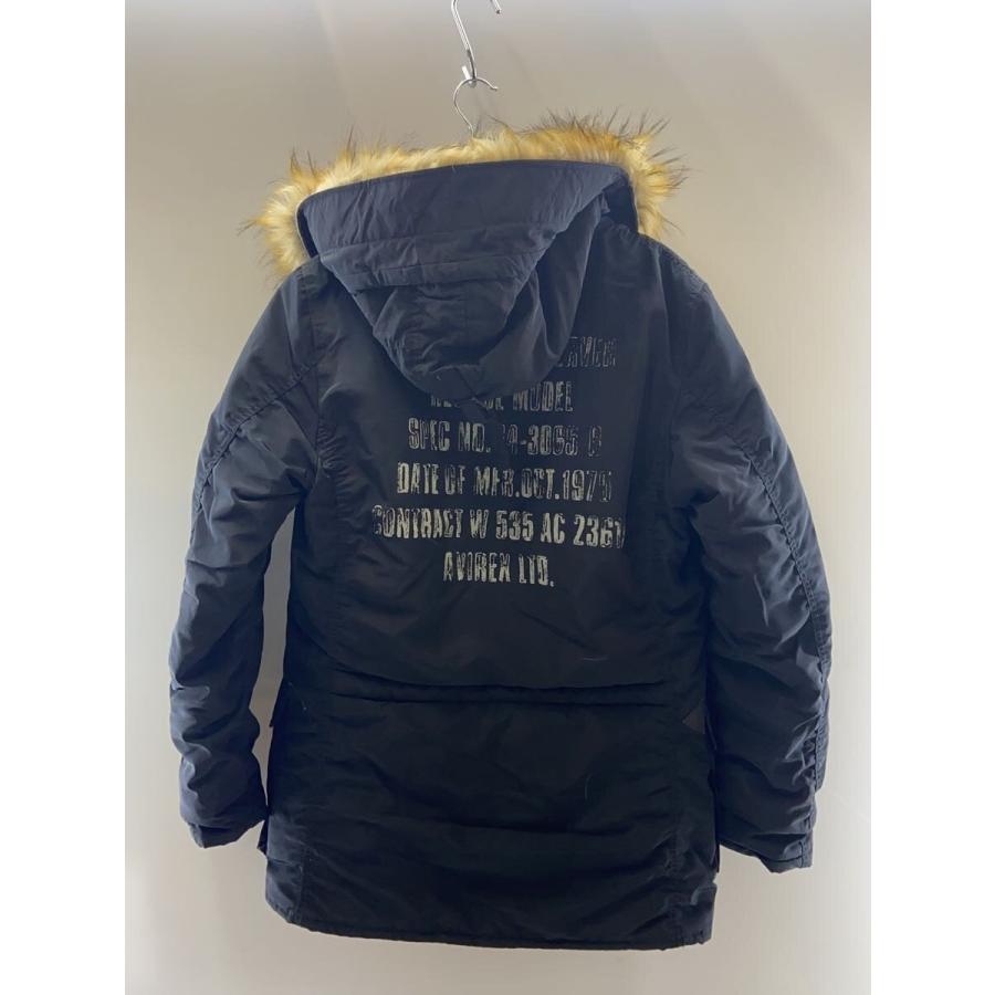 AVIREX / ダウンジャケット/M/ポリエステル/BLK/無地/6112131 AVIREX◇ダウンジャケット/M/ポリエステル/BLK/無地 : セカンド