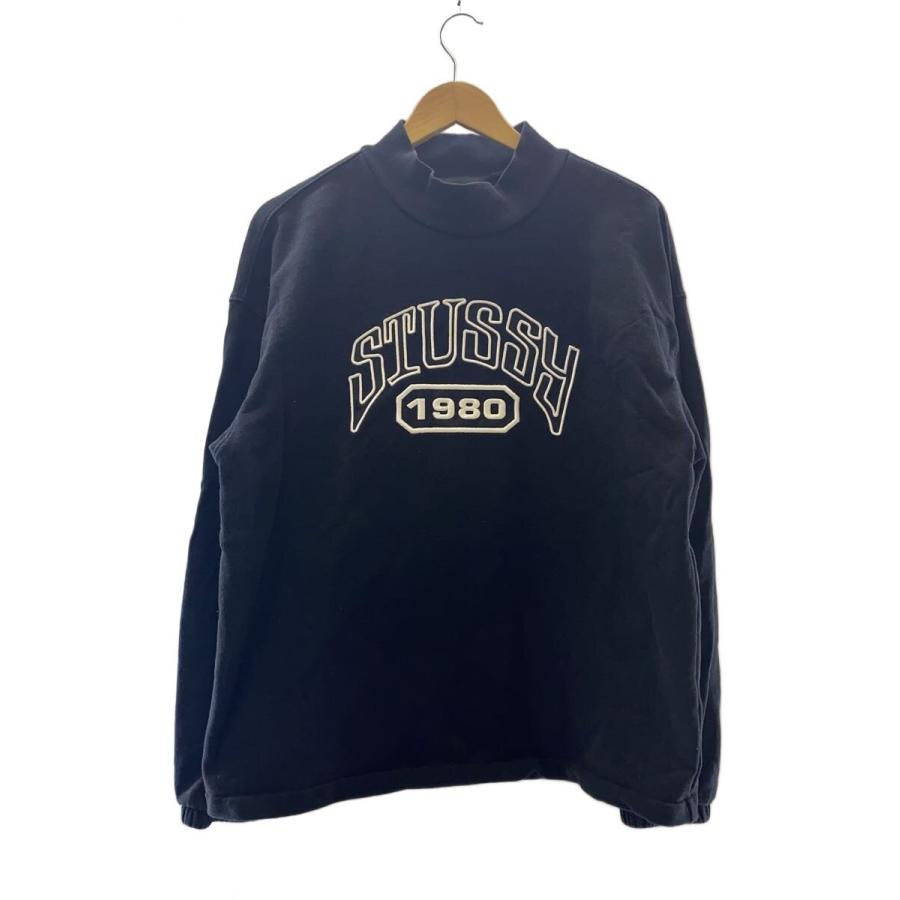 STUSSY◇スウェット/M/コットン/BLK : セカンドストリートYahoo!店 