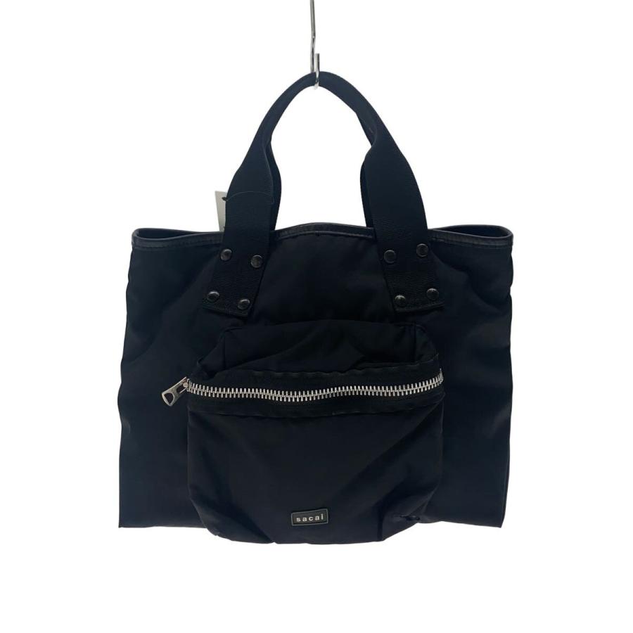 sacai◇トートバッグ/--/BLK/24-0698S : セカンドストリートYahoo!店