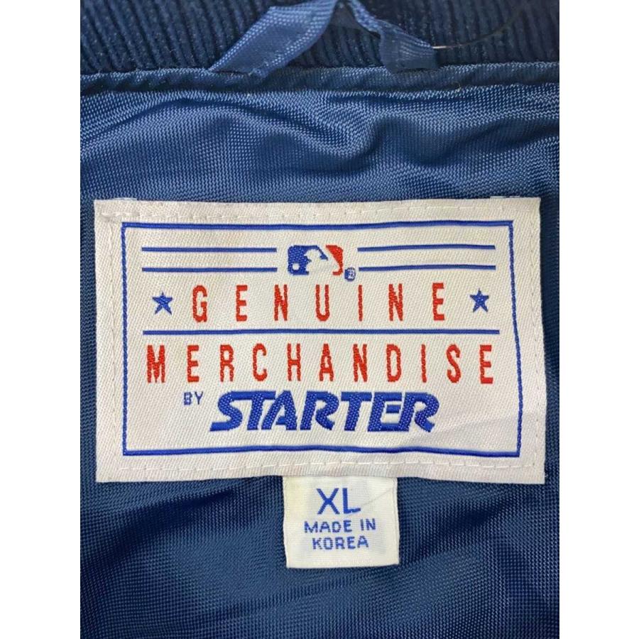 STARTER◇90s/Yankees/ポケット付きナイロンプルオーバー/裾ジップ/XL