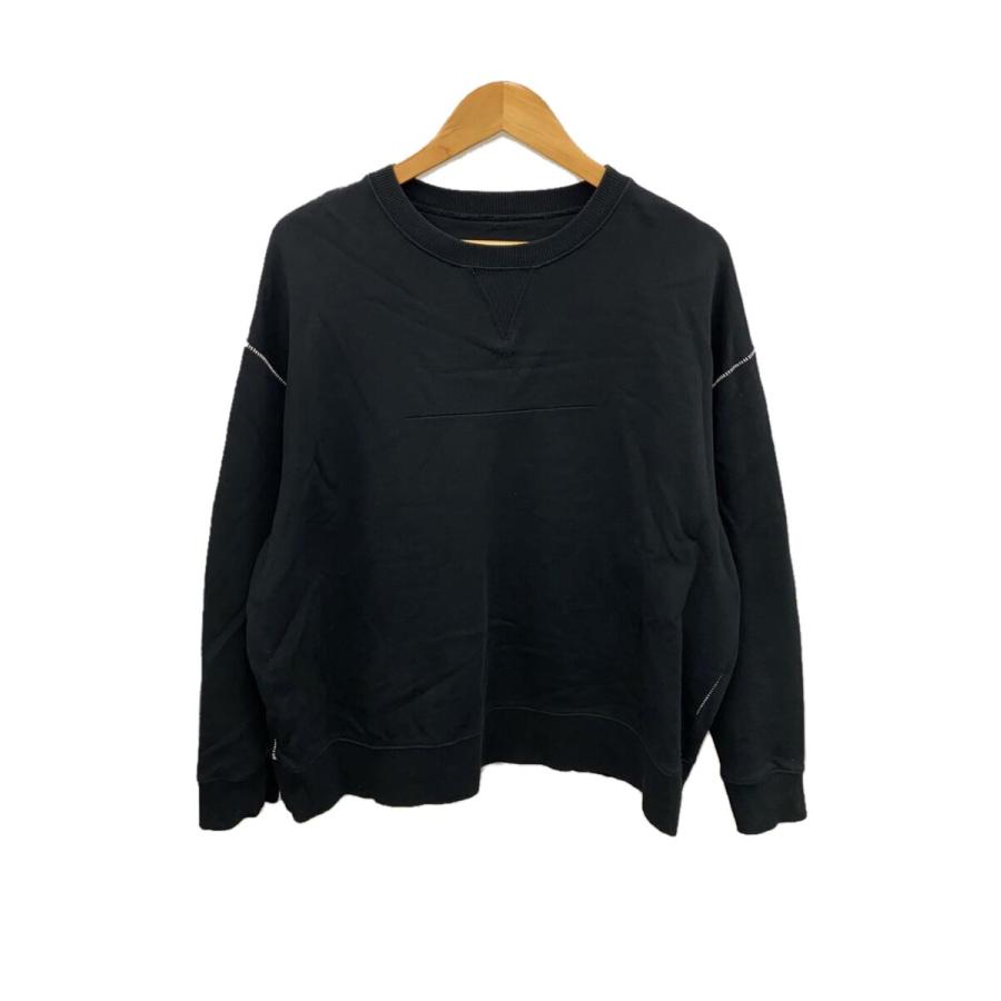 MM6◇スウェット/XS/コットン/BLK/無地/S32GU0086 S25328 : セカンド