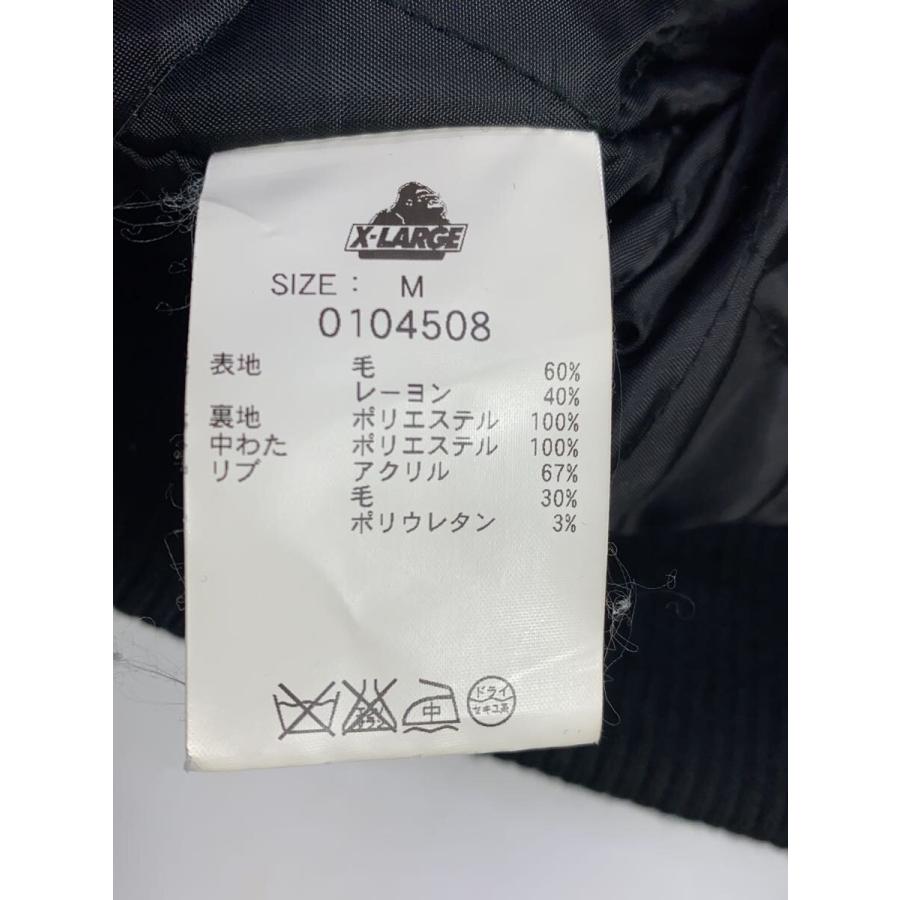 X-LARGE◇スタジャン/M/ウール/BLK/無地/0104508 : セカンド X-LARGE◇スタジャン/M/ウール/BLK/無地/0104508 : セカンド