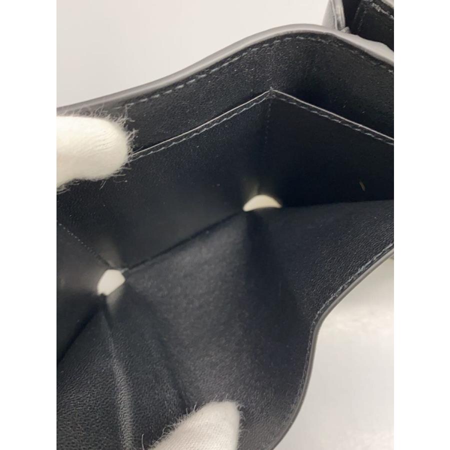 BALENCIAGA◇3つ折り財布/レザー/BLK/無地/メンズ/810904 : セカンド