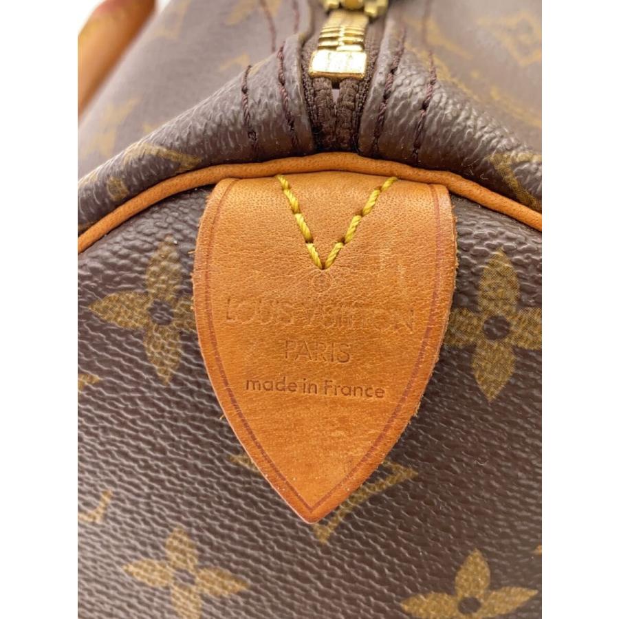 LOUIS VUITTON / 1)スピーディ40_モノグラム・キャンバス/PVC/BRW LOUIS VUITTON◇1)スピーディ40_モノグラム・キャンバス/PVC/BRW