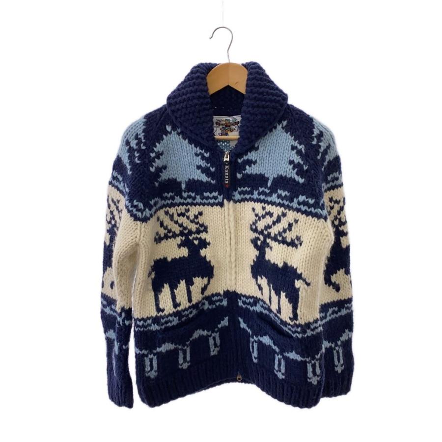 KANATA◇カウチンセーター/ニット・セーター(厚手)/--/ウール/NVY