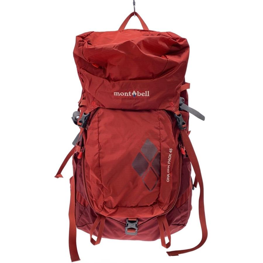 mont-bell◇CHA CHA PACK45/リュック/--/RED/1123959 : セカンド